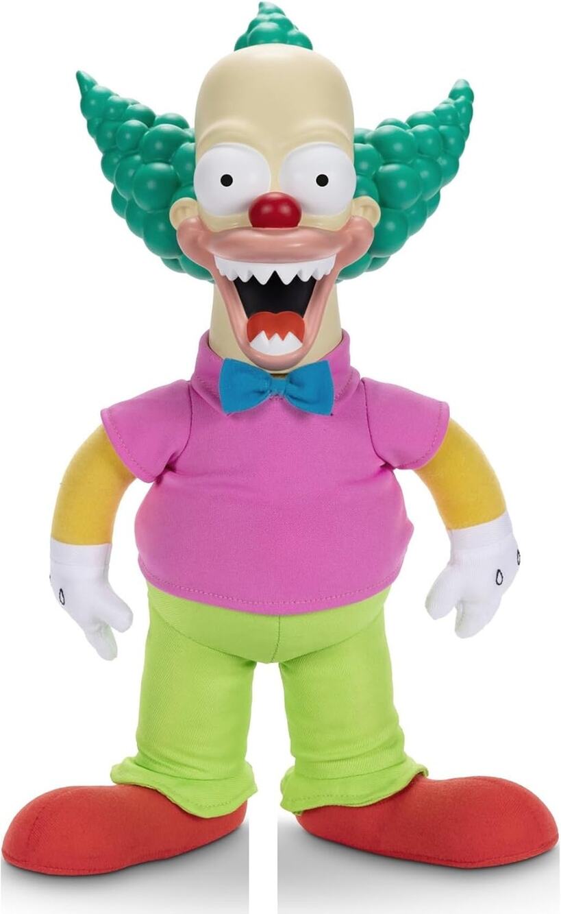 The Simpsons Good and Evil 16" Talking Krusty Pull String Doll NWT
